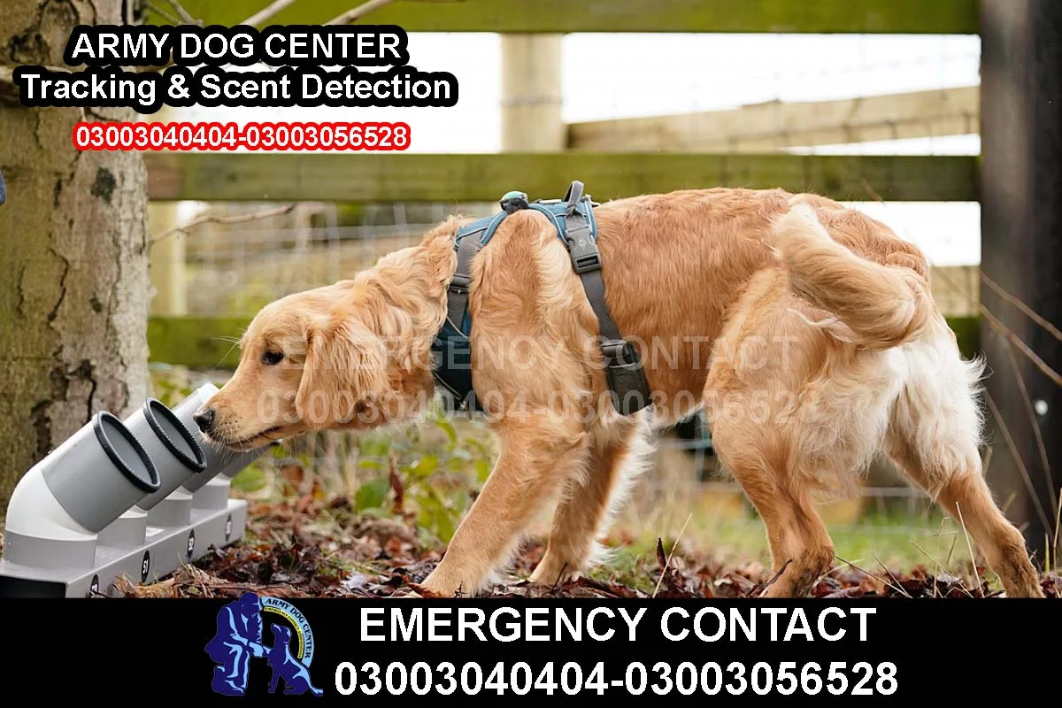 Training 3 army dog center Tracking Scent Detection